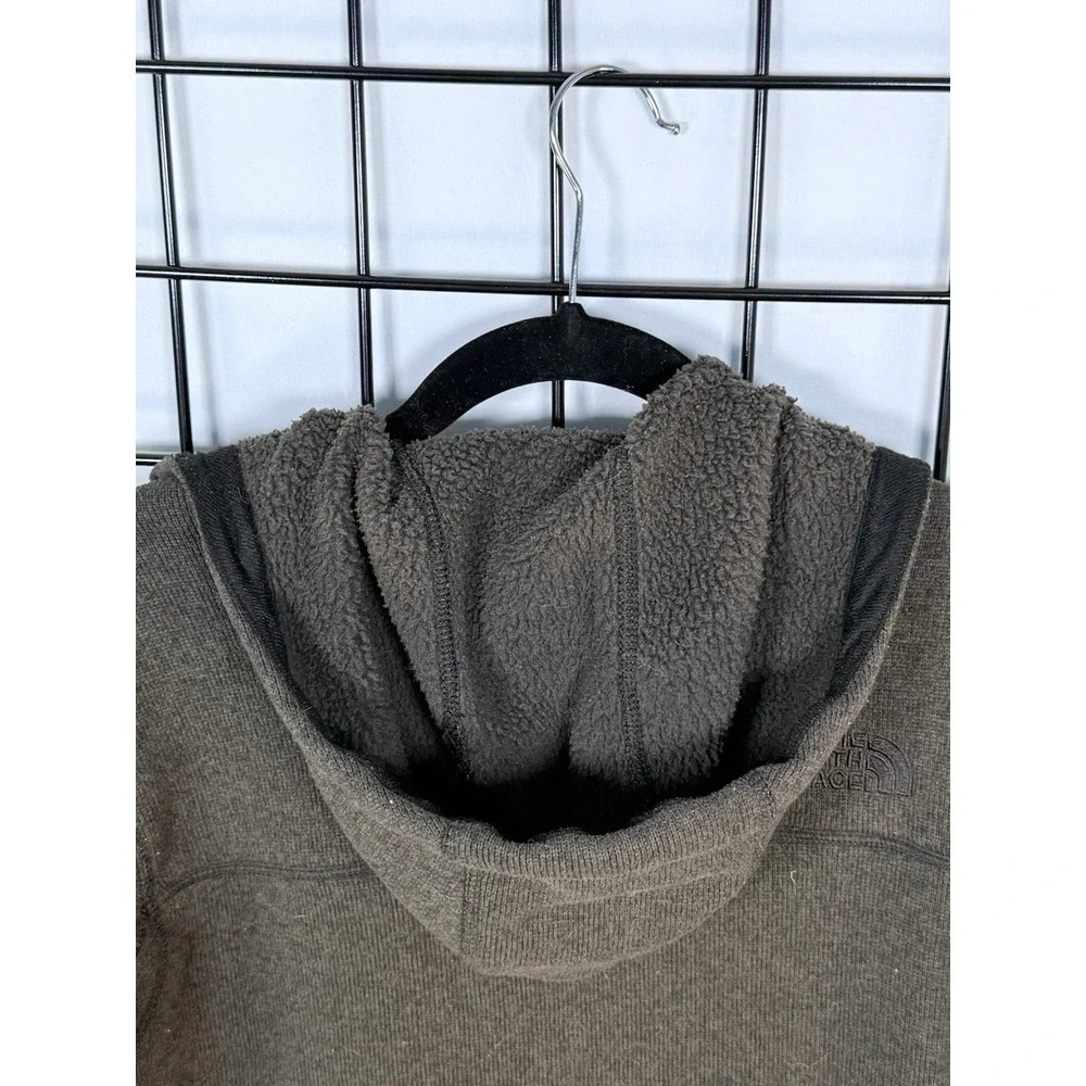 The‎ North Face Full  Zip Hooded Jacket Mens S Gray Activewear Outdoor Fleece